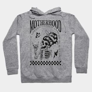 Motherhood Sometimes I Rock It Sometimes It Rocks Me Hoodie